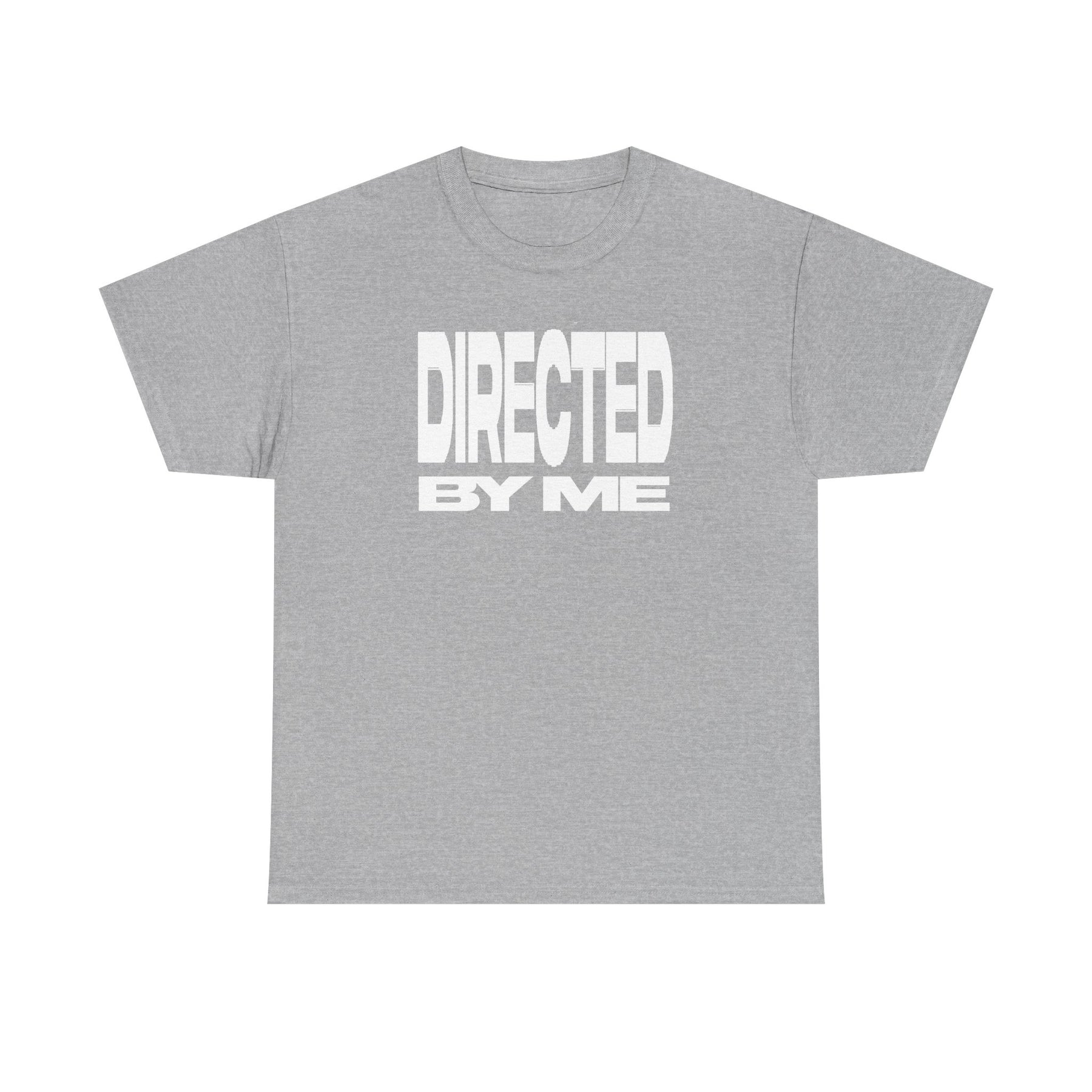 Directed By Me T-Shirt White Font | Bold White Typography Graphic Tee