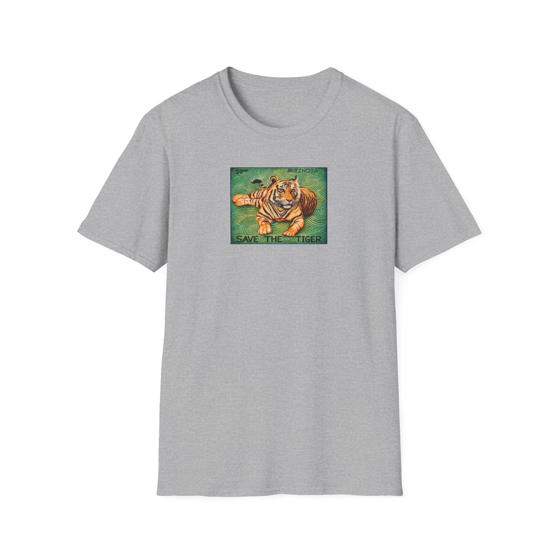 Save the Tiger T-Shirt | Vintage Wildlife Illustration, Conservation Art