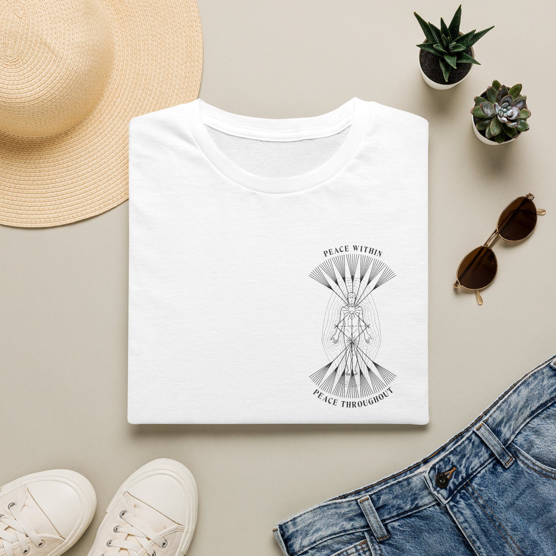‘Peace Within, Peace Throughout’ Graphic T-Shirt