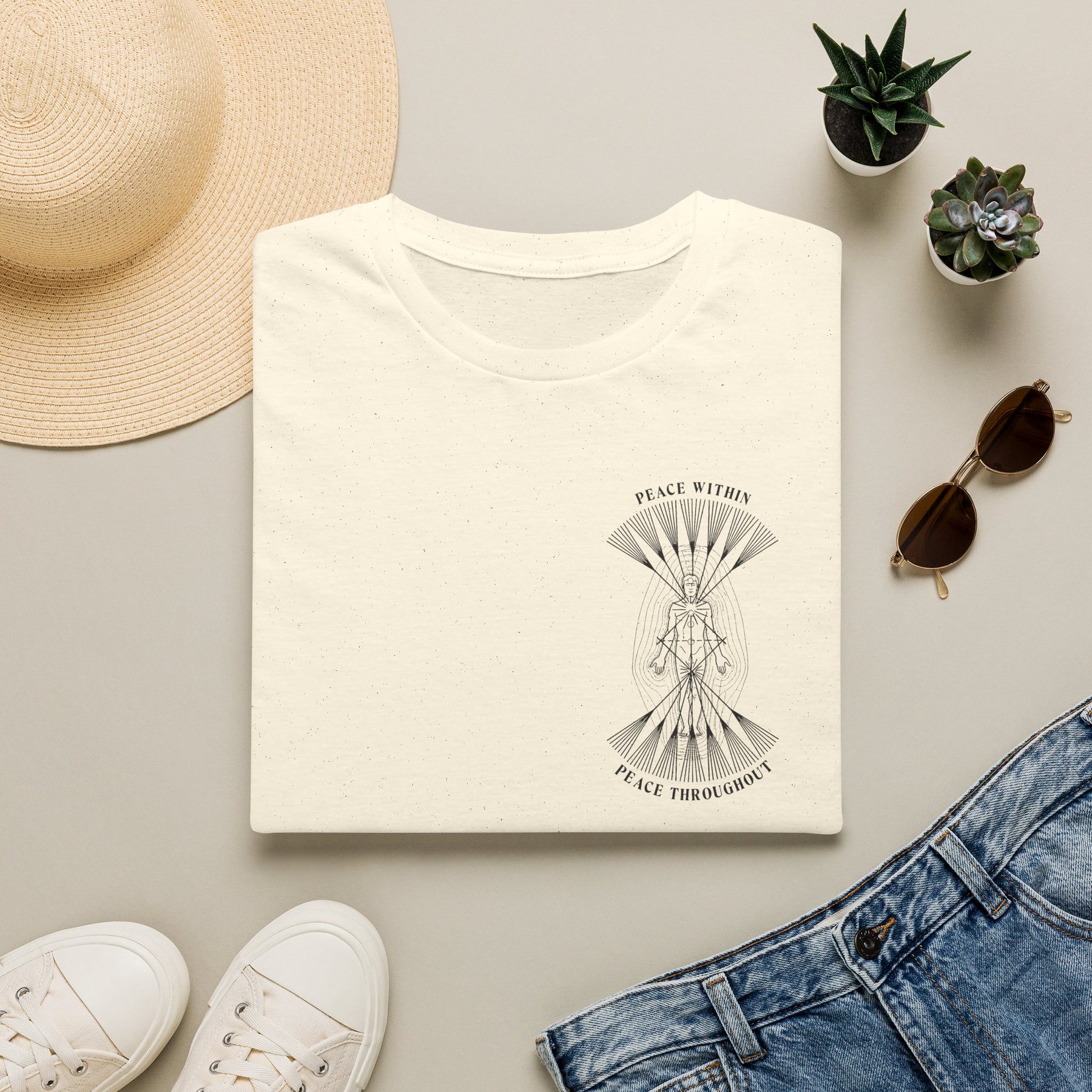 ‘Peace Within, Peace Throughout’ Graphic T-Shirt