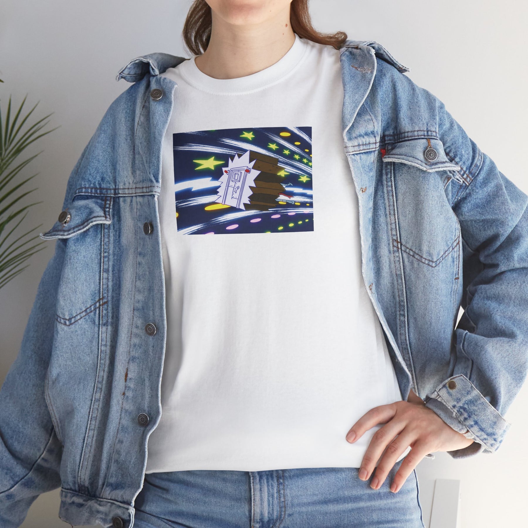 Retro Arcade Space Invader Tee | Pixel Spaceship Meteor Shower