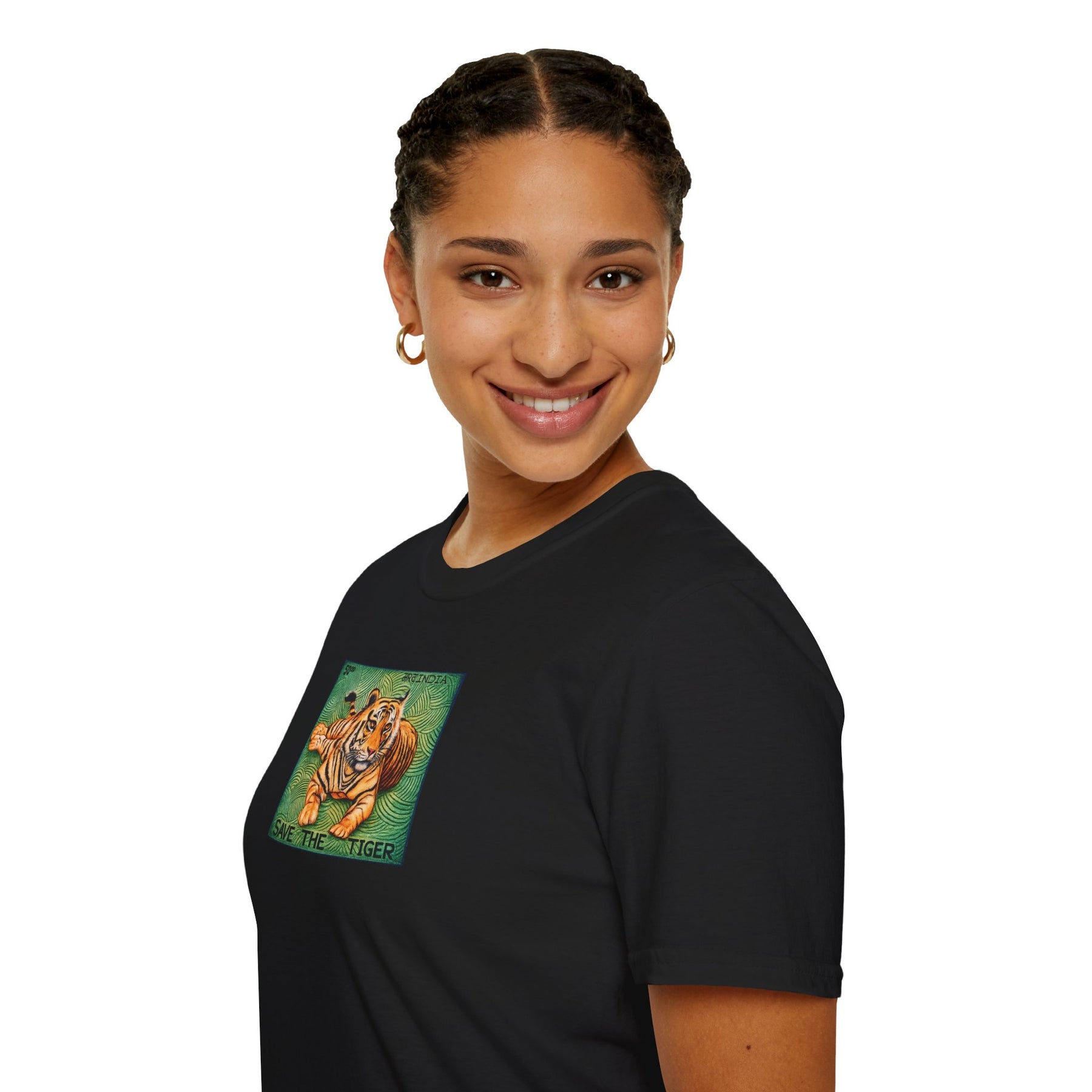 Save the Tiger T-Shirt | Vintage Wildlife Illustration, Conservation Art