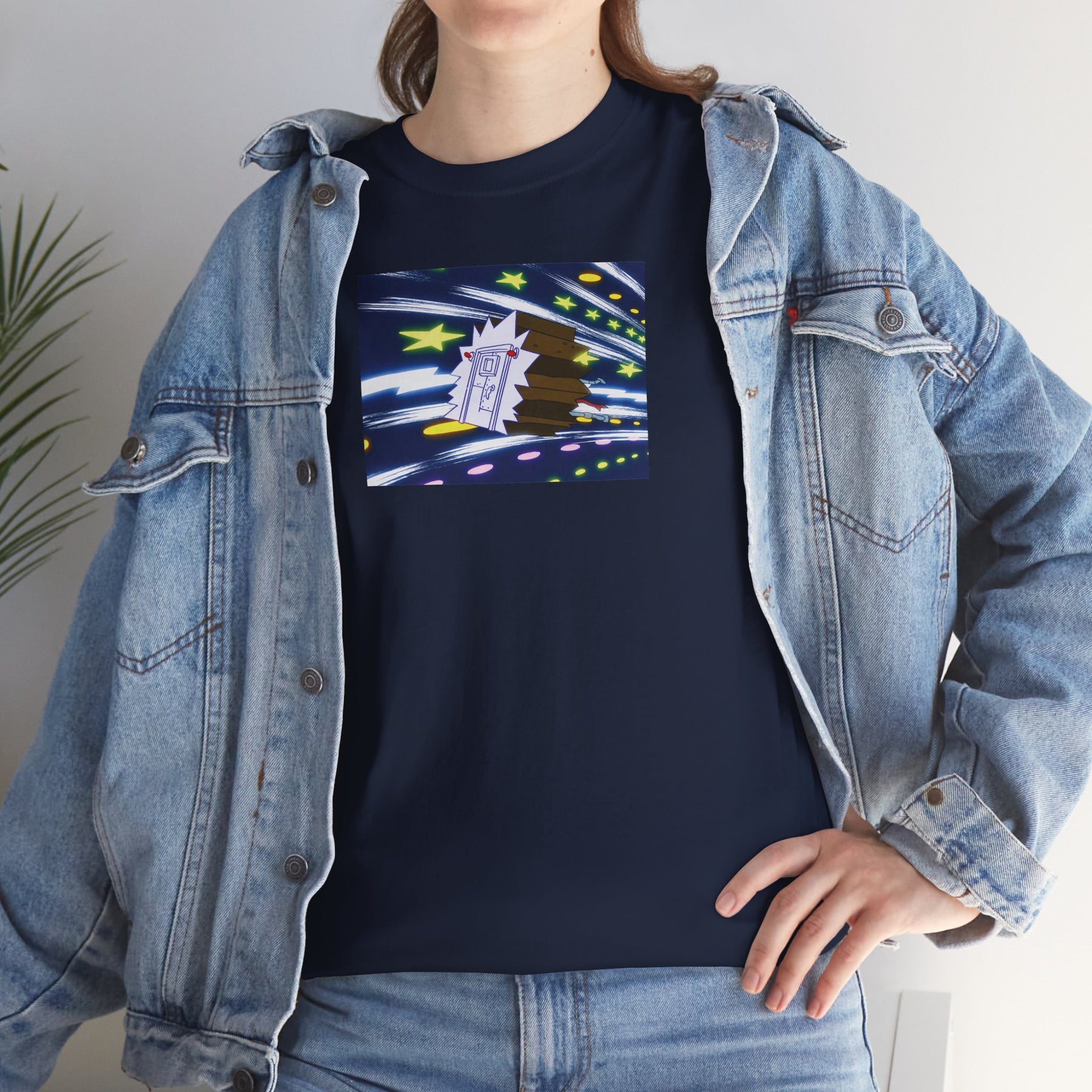 Retro Arcade Space Invader Tee | Pixel Spaceship Meteor Shower