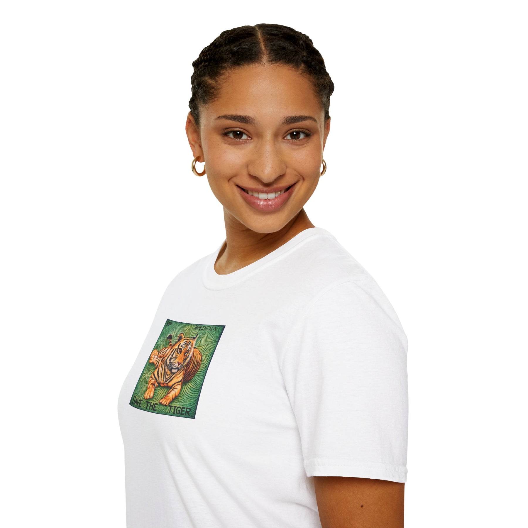 Save the Tiger T-Shirt | Vintage Wildlife Illustration, Conservation Art