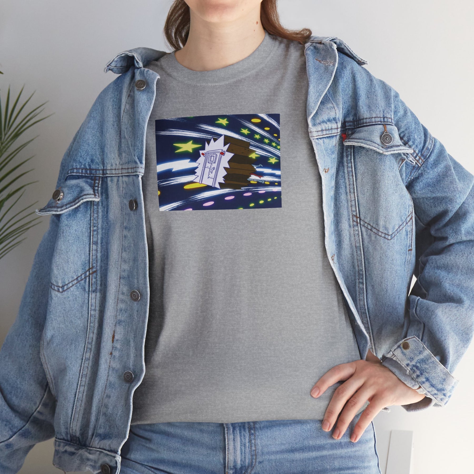Retro Arcade Space Invader Tee | Pixel Spaceship Meteor Shower