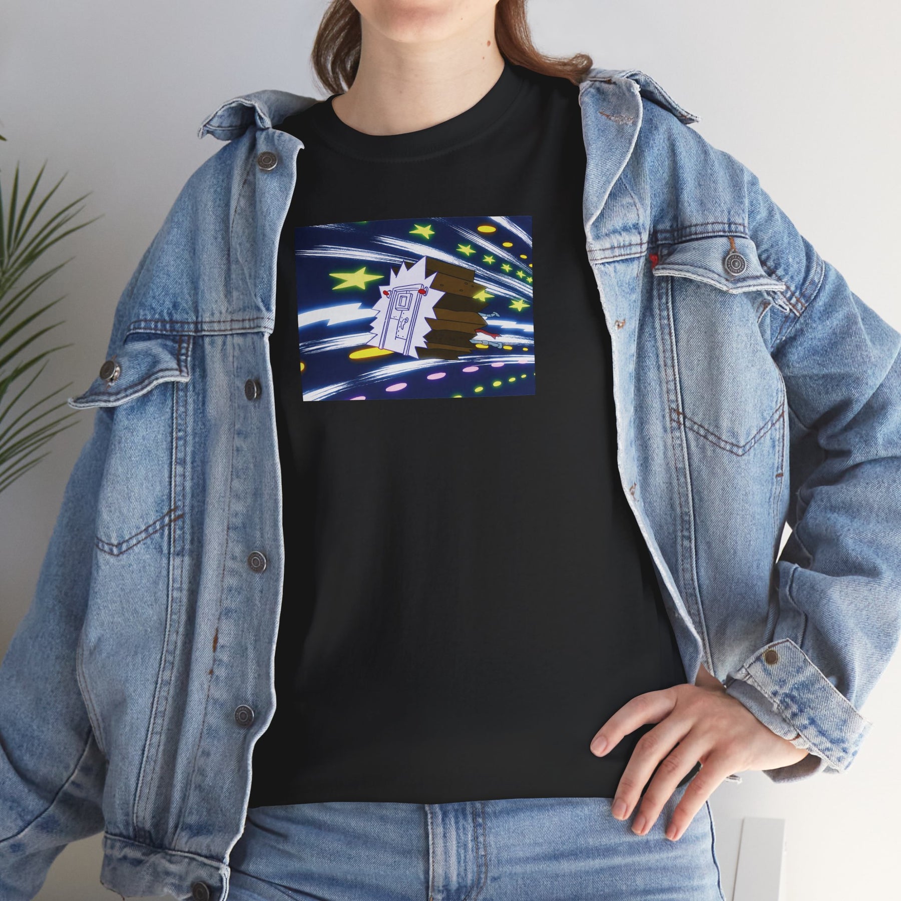 Retro Arcade Space Invader Tee | Pixel Spaceship Meteor Shower